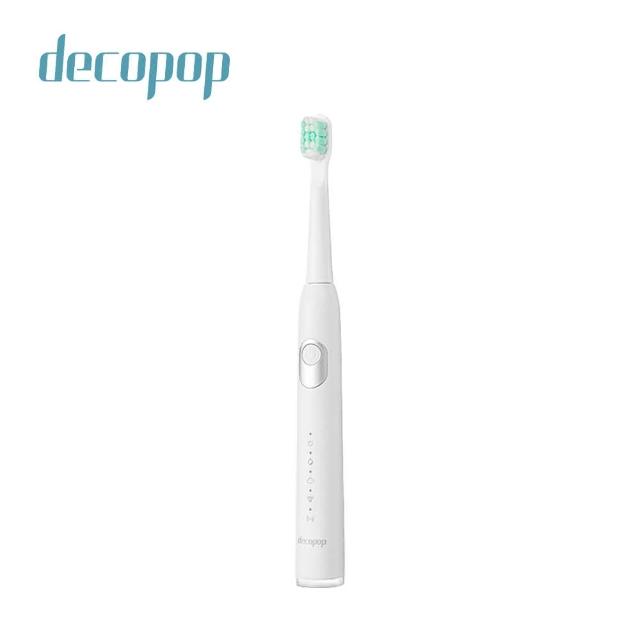 decopop-【decopop】極淨鑽白音波電動牙刷DP-253(兩色可選)