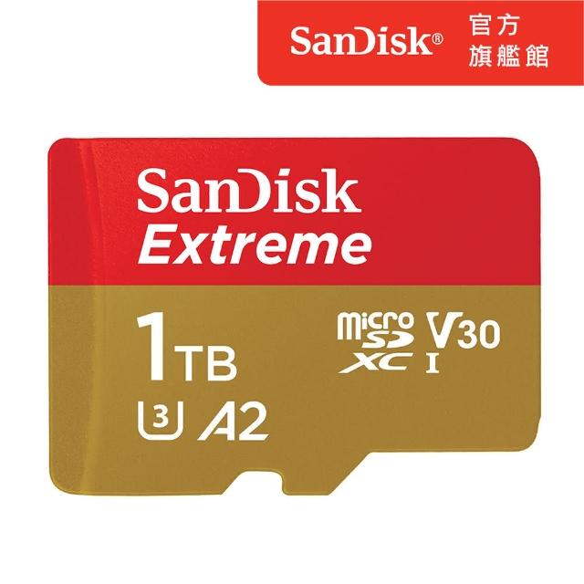 SanDisk 晟碟-【SanDisk】Extreme microSDXC UHS-I 記憶卡 1TB(公司貨)